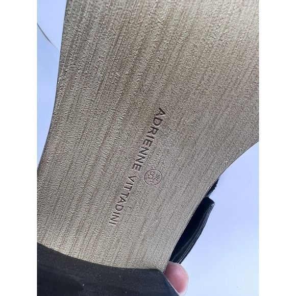 ADRIENNE VITTADINI Women’s Size 8.5 Fonzie Black Suede Ankle Boots Booties - Picture 8 of 9